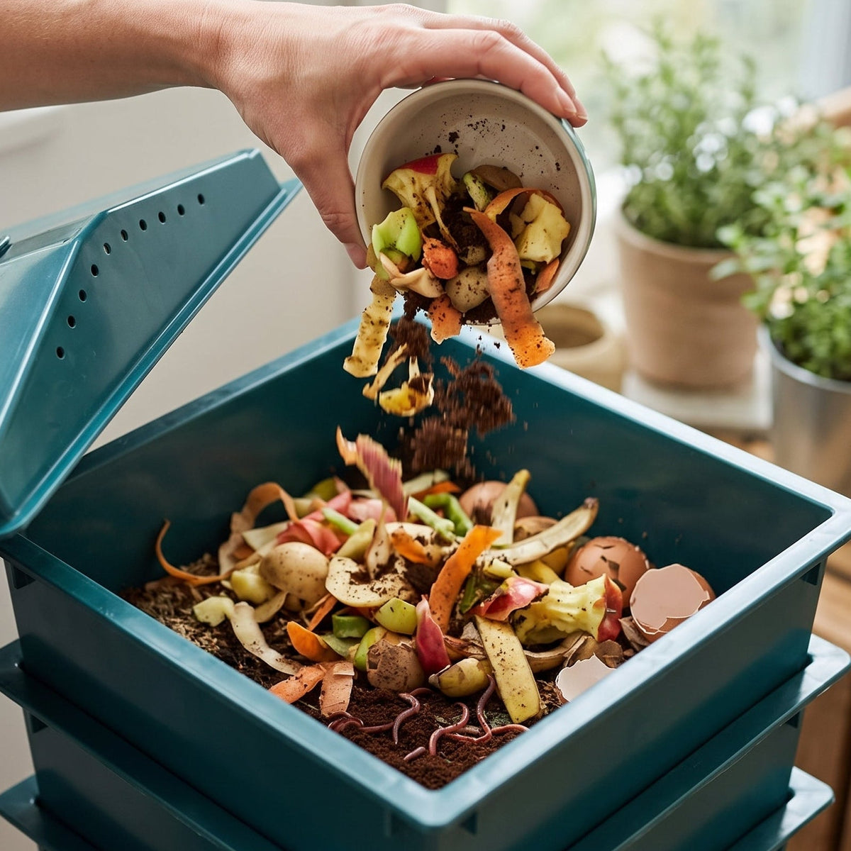 Lombricomposteur 4 plateaux 60cm | Ecosium