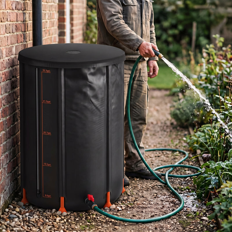 Récupérateur d'eau de pluie pliable 201L | Ecosium